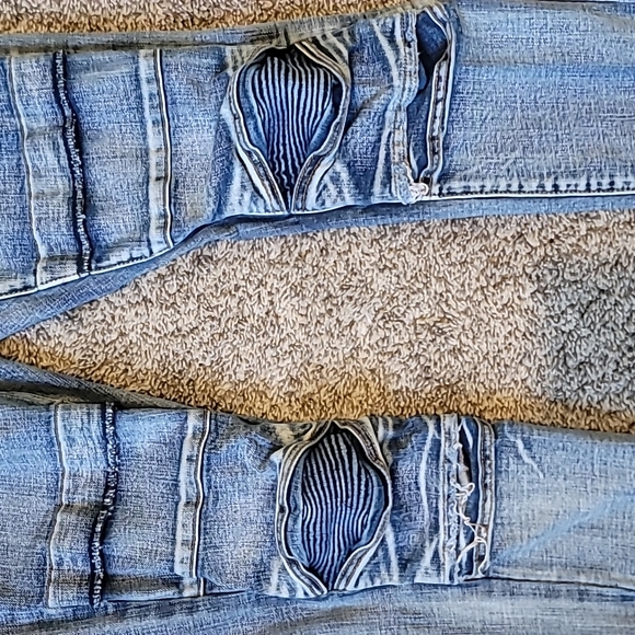 STUNNING CRYSP ACID WASH MOTO SKINNY JEANS - Picture 6 of 12